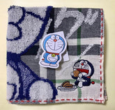 DORAEMON 吃豆沙包 毛巾手帕 米灰色